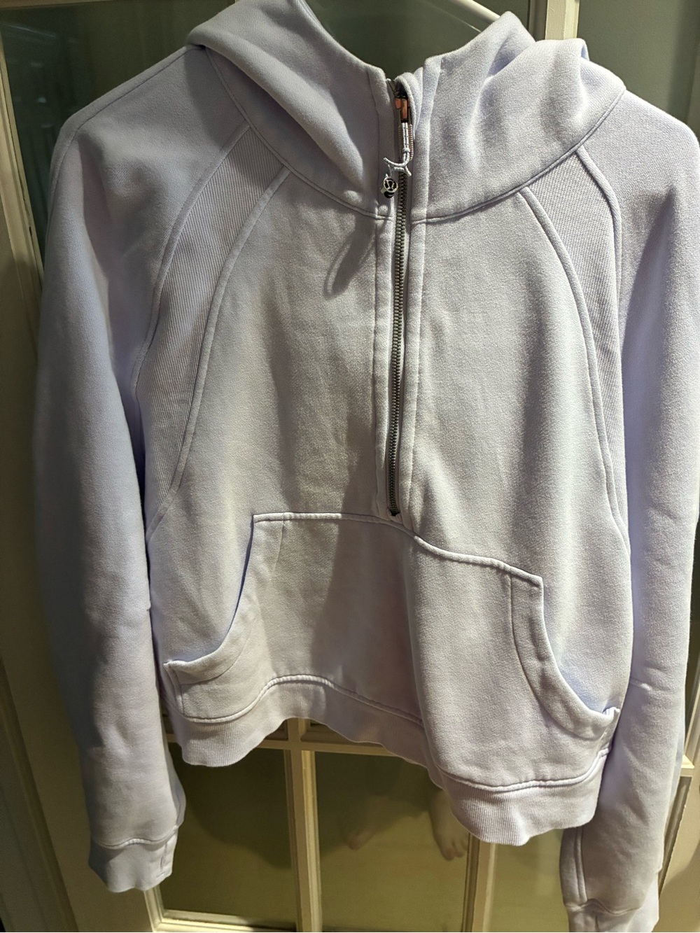 Lulu lemon Women's Lavender Half-Zip Hoodie Sweater - Picture 1 of 3
